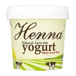 HENNA VERY LOW FAT YOGHURT 10 KG