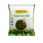 Armaan Crushed Green Chilli Cubs 400G