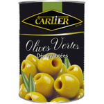 CARTIER GREEN PITTED OLIVES TIN 800G