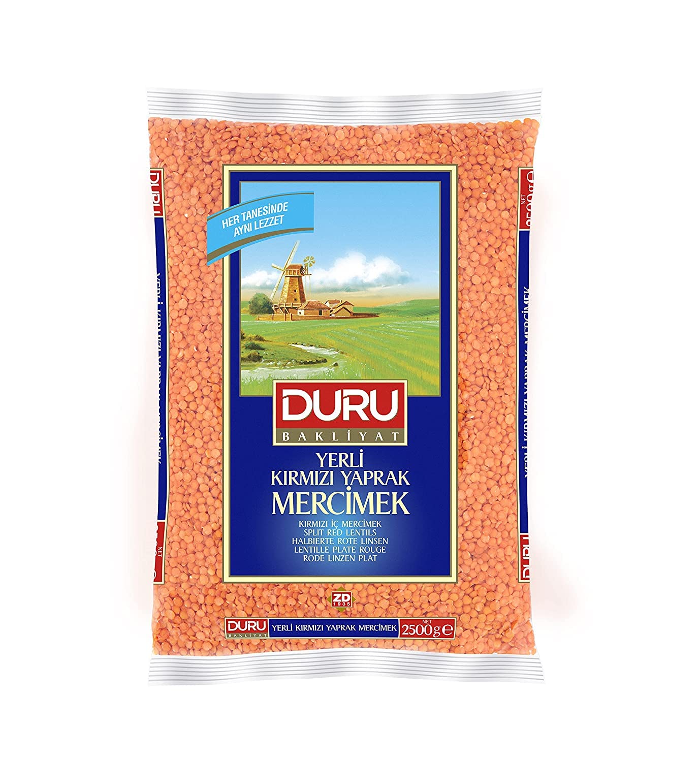 DURU RED SPLIT LENTIL 2.5KG