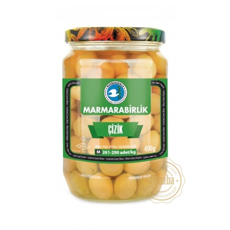 MARMARABIRLIK GREEN OLIVE JAR M 400GR