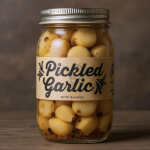 PICKLED GARLIC IN JAR 680GR