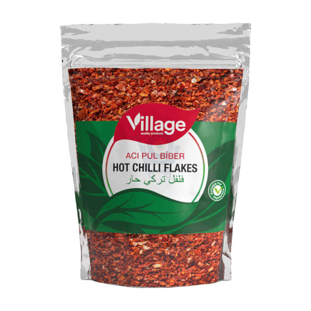 VILLAGE HOT CHILLI FLAKE 100G