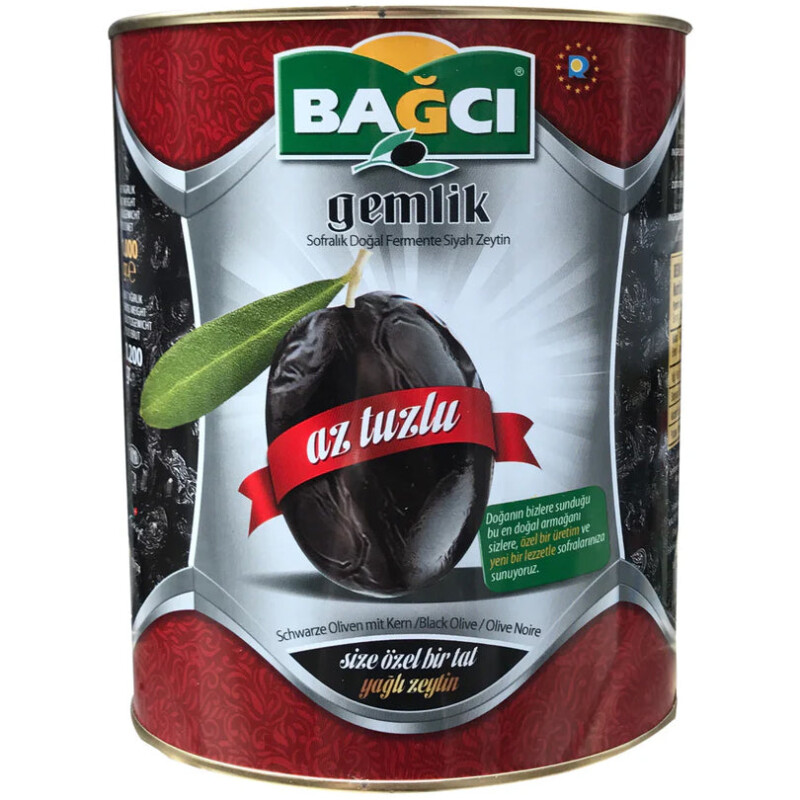 BAGCI GEMLIK AZ TUZLU GURME TIN 1KG