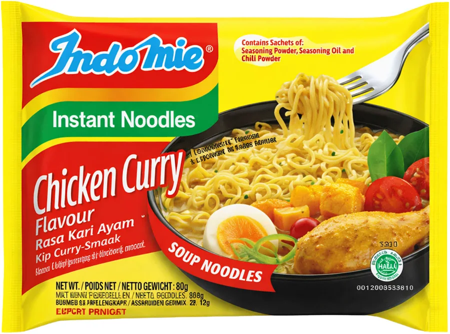 INDOMIE CURRY NOODLE 5X75GR