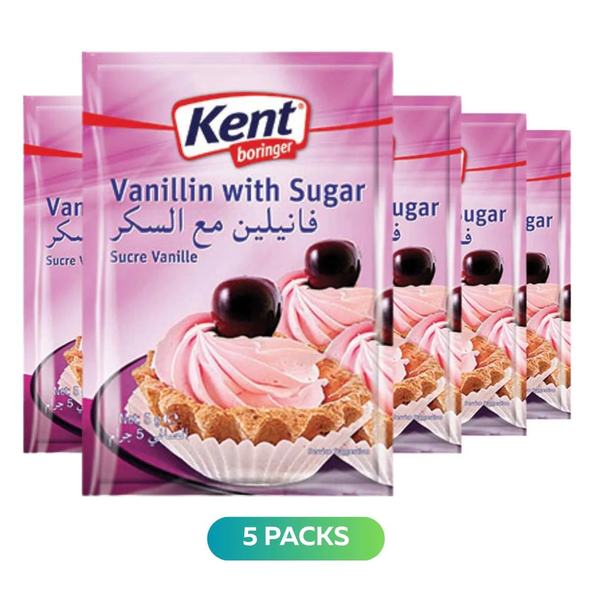 KENT SUGAR VANILA 5*10G (1X30)