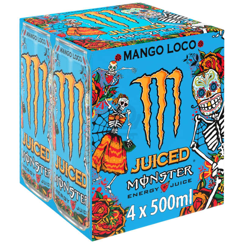 MONSTER LOCO ENERGY DRINK 4X500ML