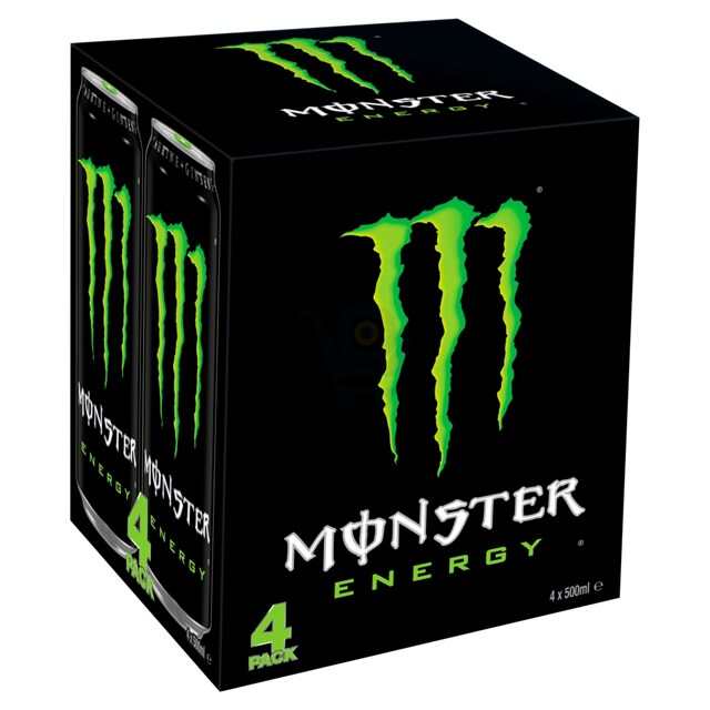 MONSTER ORGNIAL ENGERY DRINK 4X500ML
