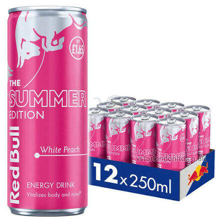 REDBULL WHITE PEACH 12X250ML