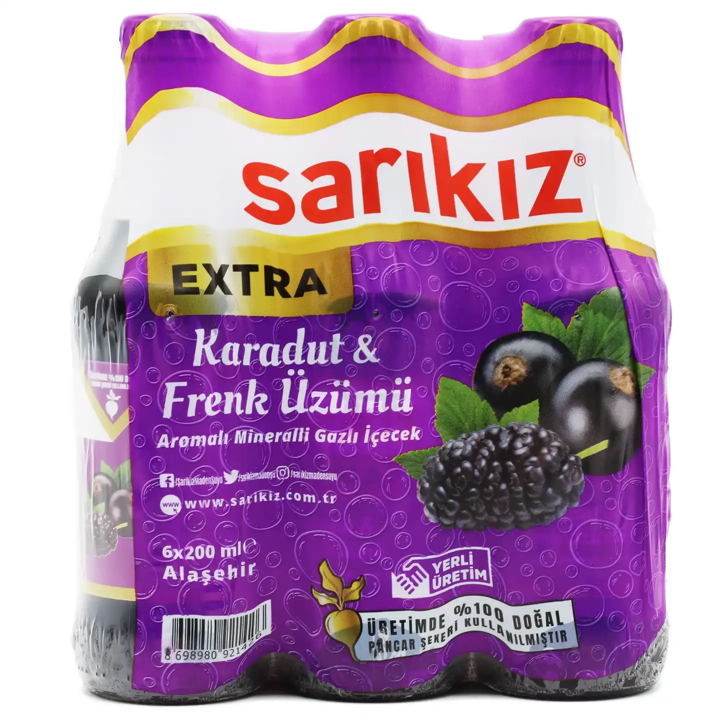 SARIKIZ BLACK MULBERRY & CURRANT (6X200ML)